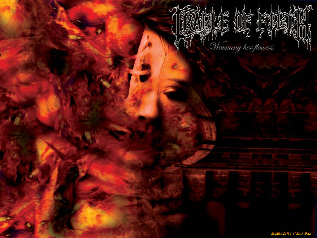 worming, her, flowers, , cradle, of, filth